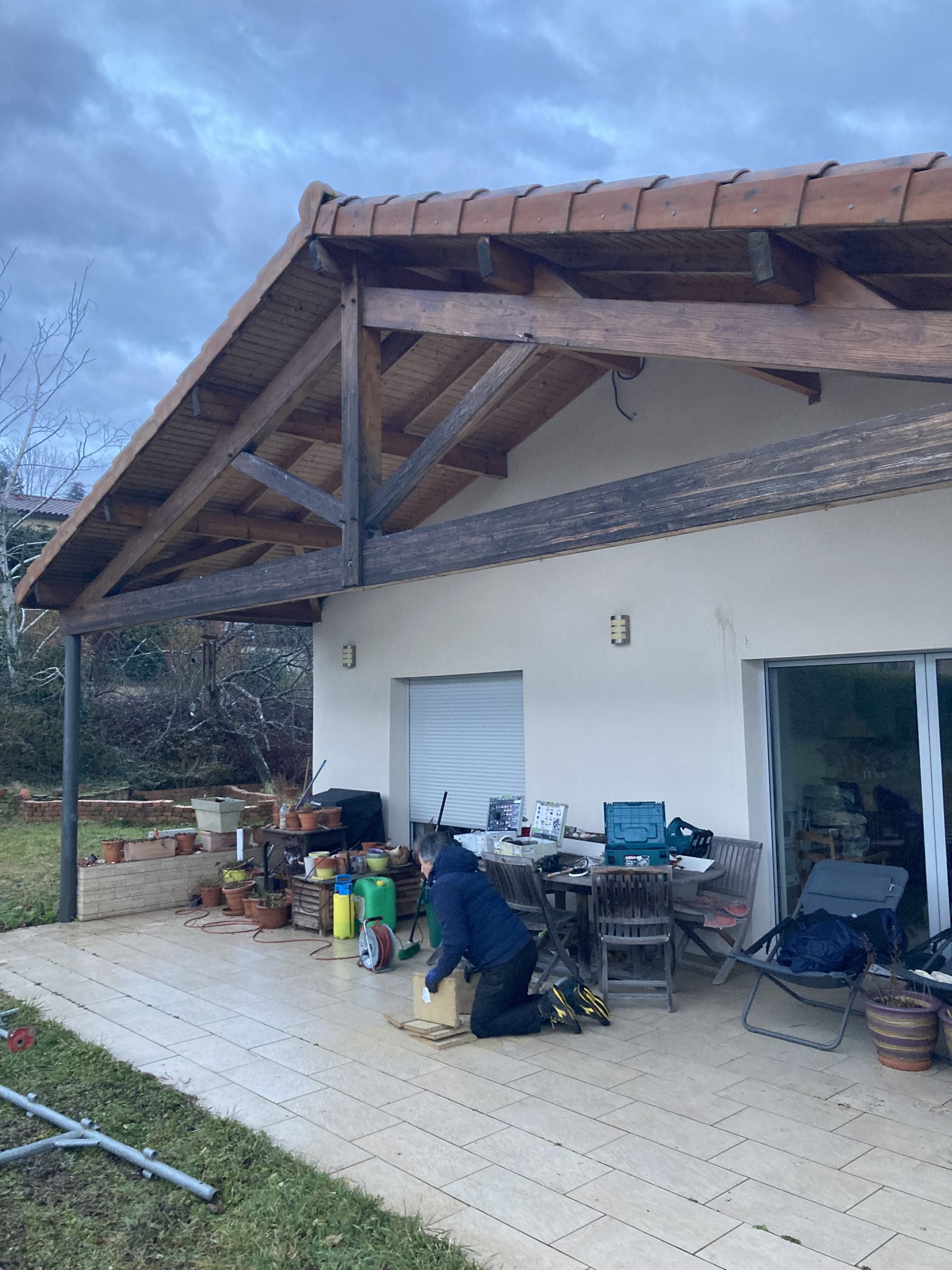 chantier rénovation d'une ferme - avant