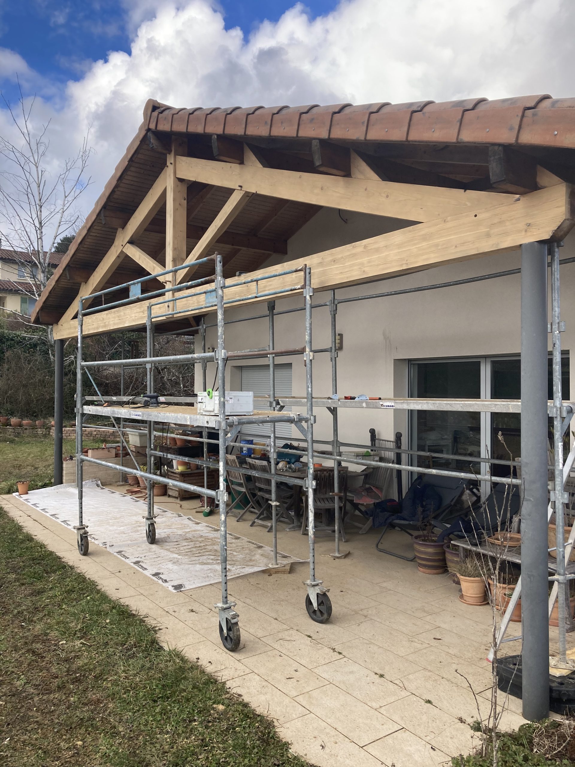 chantier rénovation d'une ferme - après